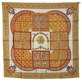 Hermès-HERMES CARRE 90 Ciels Byzantins Silk Scarf  Canvas Scarf in Excellent condition-Other