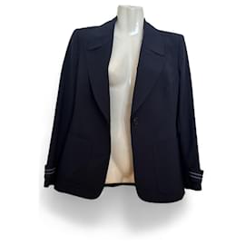 Fendi-Tailleur pantalon-Bleu Marine