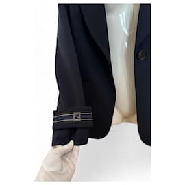 Fendi-Tailleur pantalon-Bleu Marine