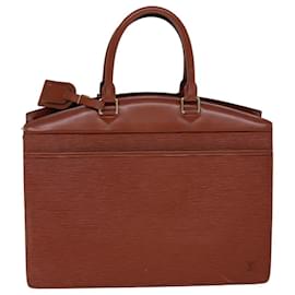 Louis Vuitton-LOUIS VUITTON Sac à Main Epi Riviera Marron M48183 Auth LV 77320-Marron