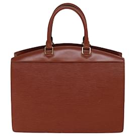 Louis Vuitton-LOUIS VUITTON Sac à Main Epi Riviera Marron M48183 Auth LV 77320-Marron