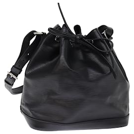 Louis Vuitton-LOUIS VUITTON Epi Noe Shoulder Bag New Model Black M44002 LV Auth 76946-Black