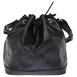 Louis Vuitton-LOUIS VUITTON Epi Noe Shoulder Bag New Model Black M44002 LV Auth 76946-Black