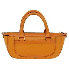 Louis Vuitton-LOUIS VUITTON Epi Danura PM Shoulder Bag 2way Orange Mandarin M5891H Auth 76960-Orange,Grey