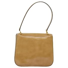 Céline-CELINE Sac Bandoulière Émail Beige Authentique 77195-Beige