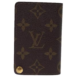 Louis Vuitton-LOUIS VUITTON Monogram Porte Cartes Credit Pression Case M60937 LV Auth 77238-Monogram