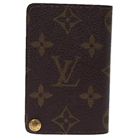 Louis Vuitton-LOUIS VUITTON Monogram Porte Cartes Credit Pression Case M60937 Auth LV 77238-Monogramme
