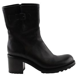 Free Lance Botas de couro Preto