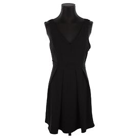 Claudie Pierlot Schwarzes Kleid Schwarz