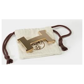 Hermès-HERMES accessory Buckle only / Belt buckle in Golden Metal - 101968-Golden