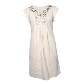 Autre Marque-Diane von fustenberg, Sleeveless beige dress-Other