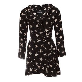 Autre Marque Realização, vestido preto com estrelas Preto