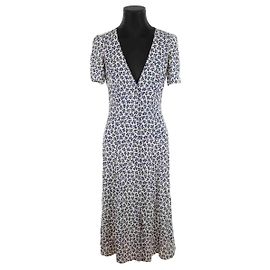 Reformation vestido azul Azul