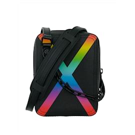 Louis Vuitton-Louis Vuitton Virgil Abloh Rainbow Danube Messenger-Black