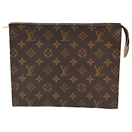 Louis Vuitton-Louis Vuitton Poche Toilette Monogram Pochette-Marron