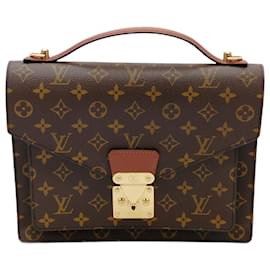 Louis Vuitton-Louis Vuitton Vintage Monceau Handbag-Brown