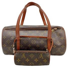 Louis Vuitton-Louis Vuitton Papillon 30 Handtasche mit Monogramm-Braun