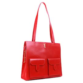 Saint Laurent-SAINT LAURENT  Handbags T.  leather-Red