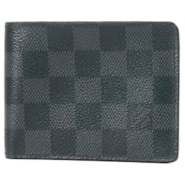 Louis Vuitton-LOUIS VUITTON  Wallets T.  leather-Black