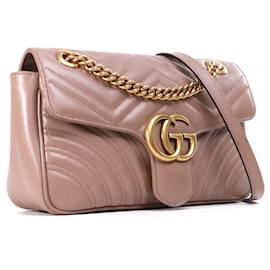 Gucci-GUCCI  Handbags T.  leather-Pink