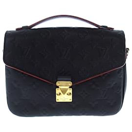 Louis Vuitton-Blue Louis Vuitton Monogram Empreinte Pochette Metis Satchel-Bleu