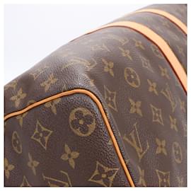 Louis Vuitton-Louis Vuitton Monogram Canvas Keepall 45 Travel Bag M41428-Brown