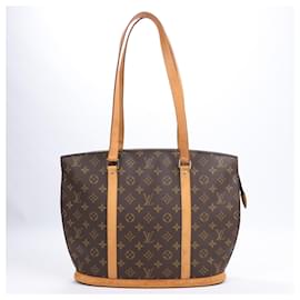 Louis Vuitton-Louis Vuitton Monogram Canvas Babylone Classic Shoulder Bag M51102-Brown