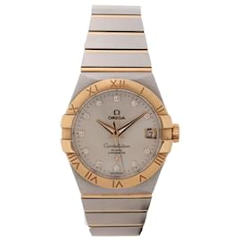 Omega-Omega Constellation 123.20.38.21.52.001 SS/YG AT Silver-Face Ø38 mm 84850980-Silvery