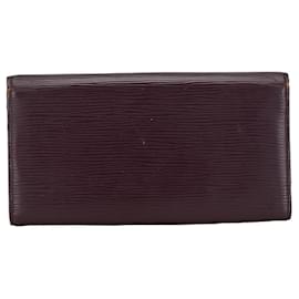 Louis Vuitton-Louis Vuitton Portefeuille Sarah Leather Long Wallet M6374K in Good condition-Purple