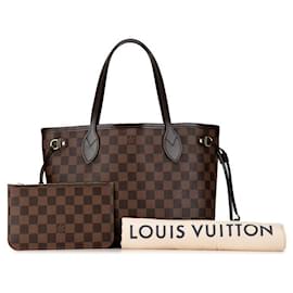 Louis Vuitton-Louis Vuitton Neverfull PM Canvas Tote Bag N51109 in good condition-Brown