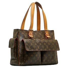 Louis Vuitton-Louis Vuitton Multiplicite Tote Bag Canvas Tote Bag M51162 in good condition-Other