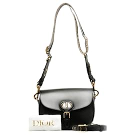 Dior-Dior Medium Leather Bobby Bag Leather Shoulder Bag M9319UMOL in Good condition-Black
