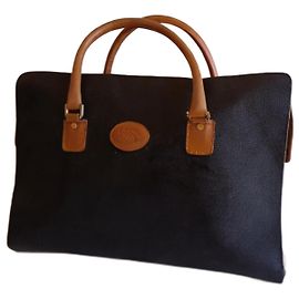 Balenciaga - Porte-documents - Sac à main Marron Noir
