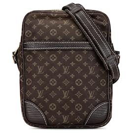 Louis Vuitton-Louis Vuitton Braunes Monogramm Mini Lin Danube-Braun