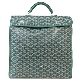 Goyard Grüner Goyardine Saint Leger Rucksack Grün