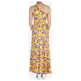 Autre Marque-Multi one-shoulder floral maxi dress - size UK 8-Multiple colors