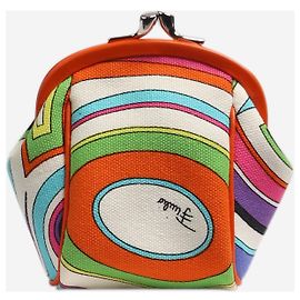 Emilio Pucci Bolsa estampada multicolorida Multicor