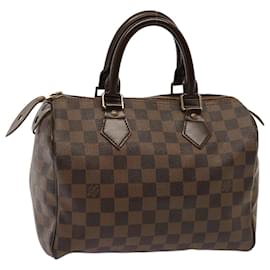 Louis Vuitton-LOUIS VUITTON Damier Ebene Speedy 25 Hand Bag N41532 LV Auth 65681-Other