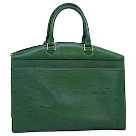 Louis Vuitton-LOUIS VUITTON Epi Riviera Hand Bag Green M48184 LV Auth yk12794-Green