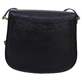 Louis Vuitton-LOUIS VUITTON Sac Bandoulière Epi Saint Cloud GM Noir Noir M52192 LV Auth yk12765-Noir