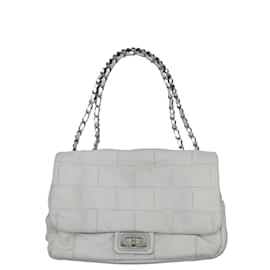 Chanel-Chanel Igloo Flap Lambskin Jumbo Bag-White