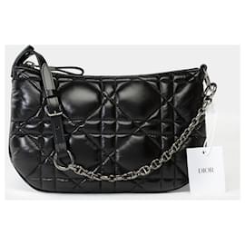 Dior-DIOR Dior Caro Bag in Black Leather - 101982-Black