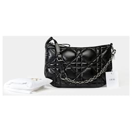 Dior-DIOR Dior Caro Bag in Black Leather - 101982-Black