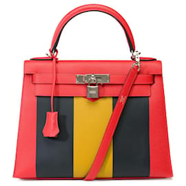 Hermès-Sac HERMES Kelly 28 en Cuir Multicolor - 101992-Multicolore