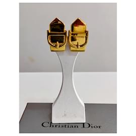 Christian Dior-Earrings-Golden