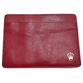 Rolex Purses, wallets, cases Red