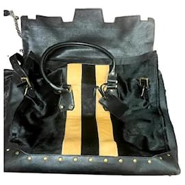 Gucci-Gucci Boston bag in grain calf leather Haraco x Tom Ford Black rare and vintage travel-Black