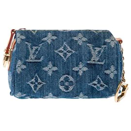 Louis Vuitton-LOUIS VUITTON accessory in Blue Denim - 101859-Blue
