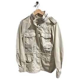 Ralph Lauren-RALPH LAUREN  Jackets T.International S Cotton-Cream