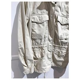 Ralph Lauren-RALPH LAUREN  Jackets T.International S Cotton-Cream